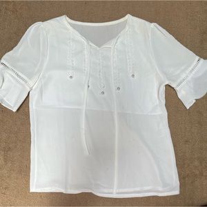 Delicate White Blouse